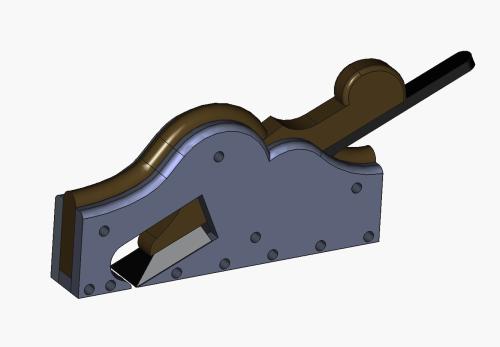 CAD drawing for a new plane