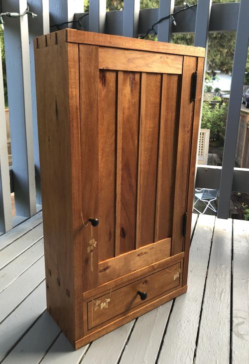 Koa Wall Cabinet